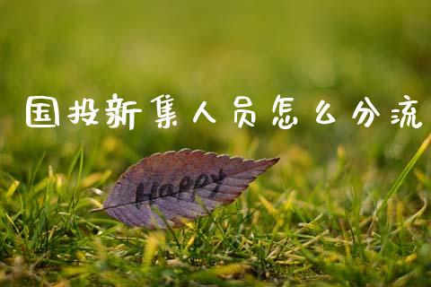 国投新集人员怎么分流_https://m.letulww.com_股指期货交易时间_第1张