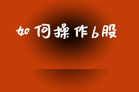 如何操作b股_https://m.letulww.com_期货交易软件_第1张