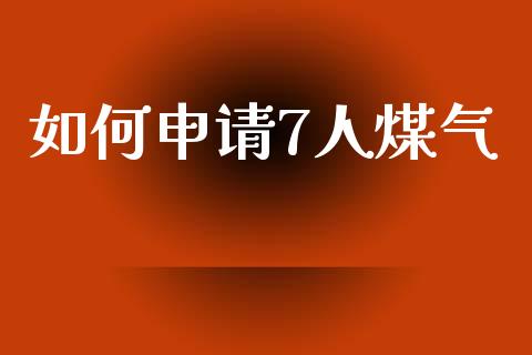 如何申请7人煤气_https://m.letulww.com_期货开户保证金_第1张