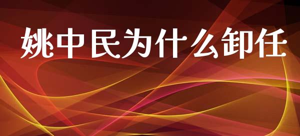 姚中民为什么卸任_https://m.letulww.com_期货交易策略_第1张