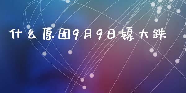 什么原因9月9日镍大跌_https://m.letulww.com_期货开户保证金_第1张
