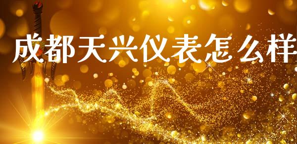 成都天兴仪表怎么样_https://m.letulww.com_股指期货交易时间_第1张