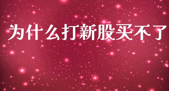 为什么打新股买不了_https://m.letulww.com_期货交易软件_第1张