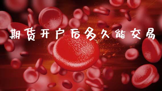 期货开户后多久能交易_https://m.letulww.com_期货交易策略_第1张