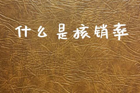 什么是核销率_https://m.letulww.com_股指期货交易时间_第1张