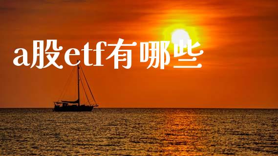 a股etf有哪些_https://m.letulww.com_期货交易软件_第1张
