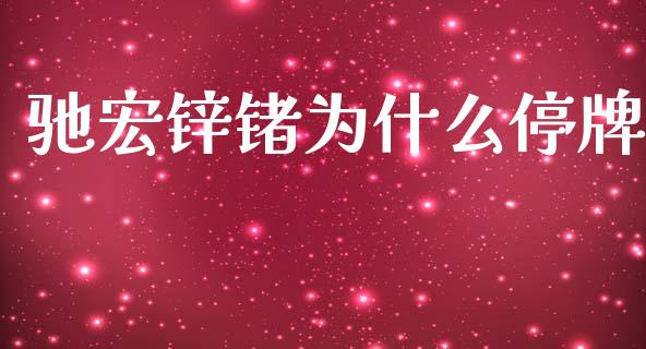 驰宏锌锗为什么停牌_https://m.letulww.com_期货交易软件_第1张