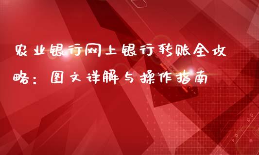 农业银行网上银行转账全攻略：图文详解与操作指南_https://m.letulww.com_期货开户保证金_第1张