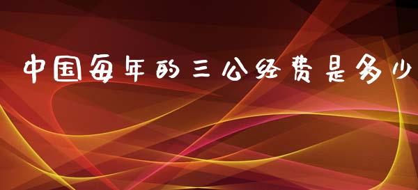 中国每年的三公经费是多少_https://m.letulww.com_股指期货交易时间_第1张