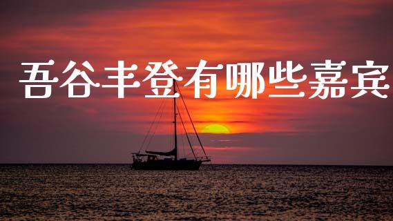 吾谷丰登有哪些嘉宾_https://m.letulww.com_期货交易软件_第1张