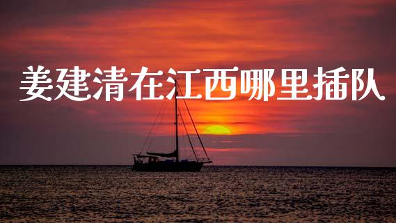 姜建清在江西哪里插队_https://m.letulww.com_期货交易软件_第1张