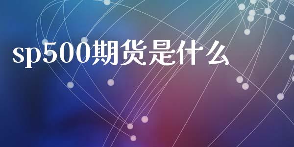 sp500期货是什么_https://m.letulww.com_期货开户保证金_第1张
