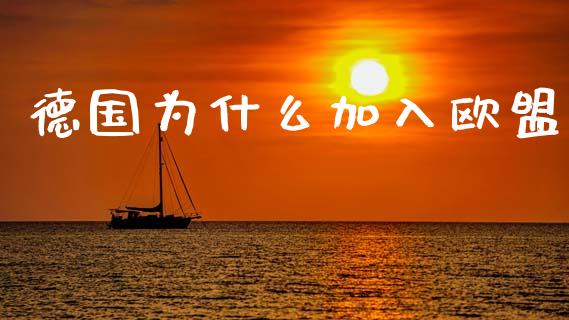 德国为什么加入欧盟_https://m.letulww.com_期货交易软件_第1张