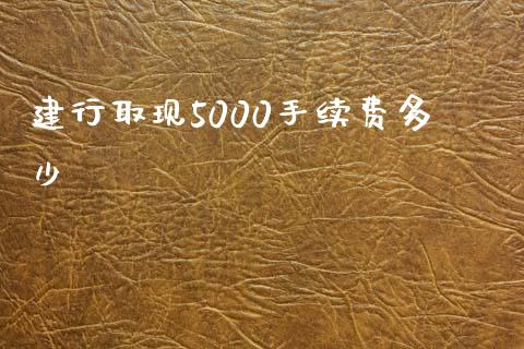 建行取现5000手续费多少_https://m.letulww.com_期货交易软件_第1张