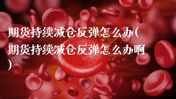 期货持续减仓反弹怎么办(期货持续减仓反弹怎么办啊)_https://m.letulww.com_股指期货交易时间_第1张