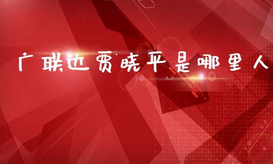 广联达贾晓平是哪里人_https://m.letulww.com_期货交易策略_第1张
