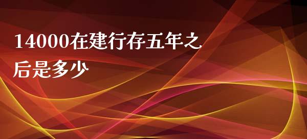 14000在建行存五年之后是多少_https://m.letulww.com_期货交易软件_第1张