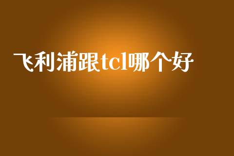 飞利浦跟tcl哪个好_https://m.letulww.com_股指期货交易时间_第1张
