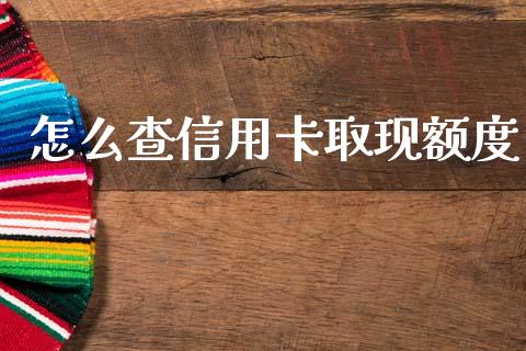 怎么查信用卡取现额度_https://m.letulww.com_期货交易软件_第1张