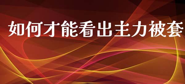 如何才能看出主力被套_https://m.letulww.com_股指期货交易时间_第1张